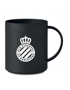 TAZA NEGRA ESCUDO