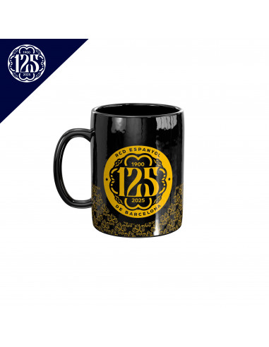 125TH ANNIVERSARY BLACK MUG