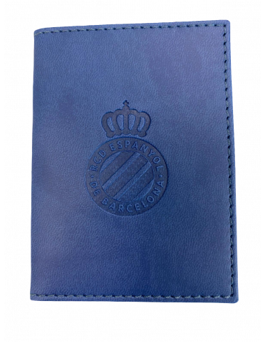 NAVY SHIELD CARD HOLDER