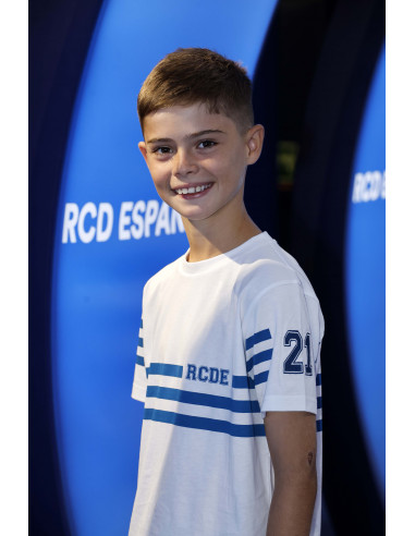 CAMISETA 21 BLANCA INFANTIL