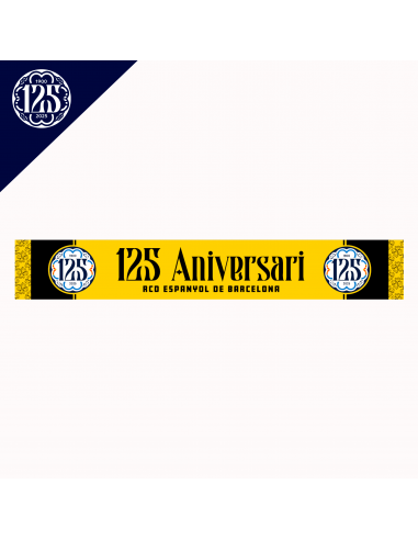 BUFANDA AMARILLA 125 ANIVERSARIO