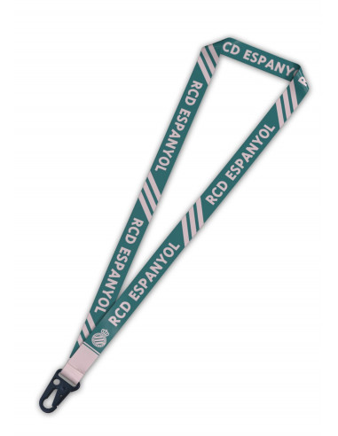 LANYARD VERDE Y ROSA