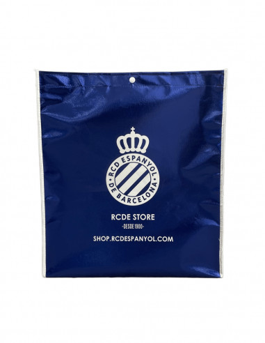 LARGE METALLIC BLUE BAG