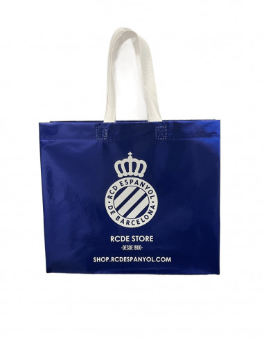 SMALL METALLIC BLUE BAG