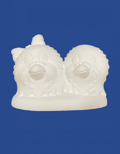 PLASTER FIGURES WITH PAINTS