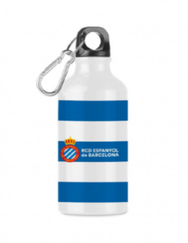 BIDÓN ALUMINIO CON ESCUDO Y RAYAS