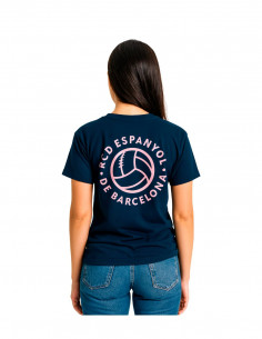 T-SHIRT WITH PINK BALL ON BACK