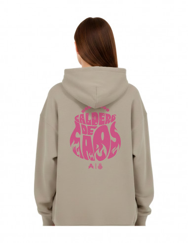 SUDADERA DISEÑO ROSA - CALDERÓ DE CAOS