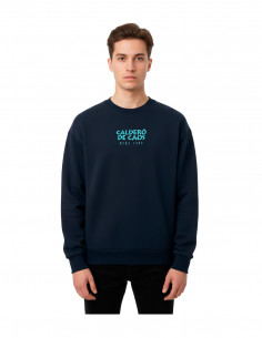 SUDADERA NAVY SIN CAPUCHA -...