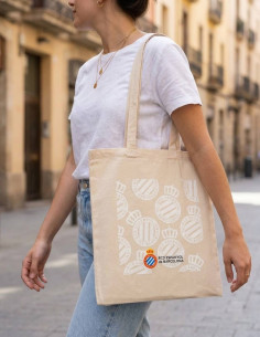 TOTE BAG BEIGE ESCUDOS 2