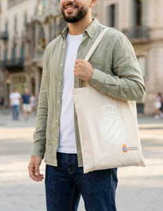 TOTE BAG BEIGE ESCUDOS 2
